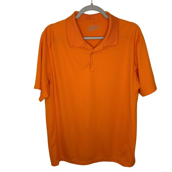 Nike Golf Other - Nike Golf Tour Performance Dri-FIT‎ Orange Polo Shirt Men's L